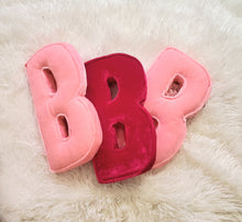 Load image into Gallery viewer, Pink Velvet Letter, Fabric LetterFor Nursery, Wall Decor, Alphabet Letter Decor, Nursery Monogram, Letter Cushion