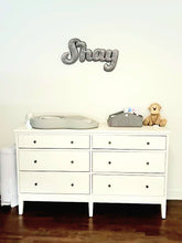 Load image into Gallery viewer, Plush Fabric Name Sign For Wall, Pillow Name Sign, Letters For Wall, Plush Letters For Nursery Wall,