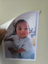 Load image into Gallery viewer, Polaroid Style Custom Baby Photo Wall Decal, Personalized Kids Face Sticker, Nursery Keepsake Wall Art, Unique Baby Shower Gift