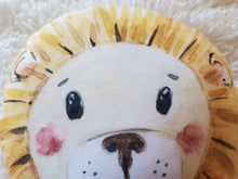 Load image into Gallery viewer, Lion Nursery Pillow, Nursery Decor,  Neutral Baby Room Decor,  Jungle Animal Decor