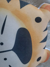 Load image into Gallery viewer, Tiger Face Nursery Pillow, Nursery Decor,  Safari Tiger Baby Room Decor,  Jungle Animal Decor