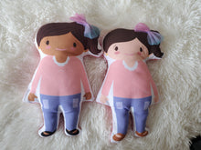 Load image into Gallery viewer, Plush Soft Doll, Fabric Doll, Pillow Toy Doll, Toddler Doll