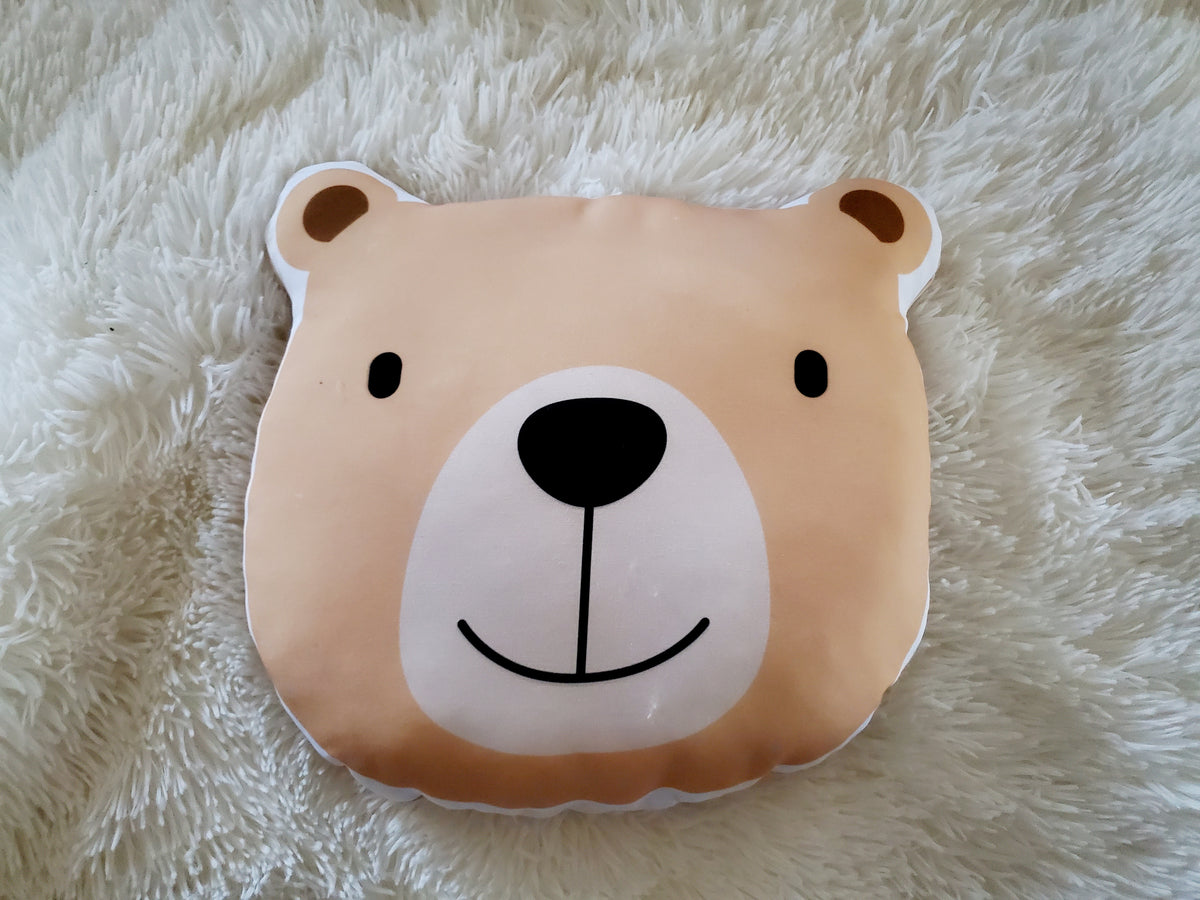 Teddy Bear Pillow Soft Cozy Furry Cozy Sleep Cozy Warm Fuzzy Pillow  Soothing, Cute and Gentle Baby Smooth Pillow Teddy Bear