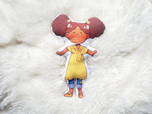Load image into Gallery viewer, RB & Co. African American Plush Soft Doll, Black Plush Doll, Fabric Doll, Pillow Toy Doll