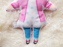 Load image into Gallery viewer, Plush Soft Doll, Handmade Fabric Plush Doll, Toddler Gift, Pillow Toy Doll