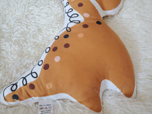 Load image into Gallery viewer, Neutral Stuffed Dinosaur Pillow Toy, Plush Dinosaur Mursery Decorative Pullow, Nursery Decor