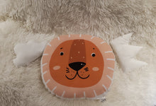 Load image into Gallery viewer, Lion Nursery Pillow, Jungle Nursery Decor, Animal Baby Room Decor, Lion Decor
