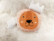 Load image into Gallery viewer, Lion Nursery Pillow, Jungle Nursery Decor, Animal Baby Room Decor, Lion Decor