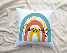 Load image into Gallery viewer, Personalized Name Pillow| Nursery Kids Pillow Cushion| Room Decor| Includes Pillow Cover and Insert 16x16