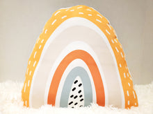 Load image into Gallery viewer, Rainbow Pillow, Nursery Pillow, Rainbow Baby, Boho Rainbow Nursery Decor, Baby Room Decor,