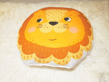 Load image into Gallery viewer, Lion Nursery Pillow, Nursery Decor,  Neutral Baby Room Decor,  Jungle Animal Decor