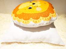 Load image into Gallery viewer, Lion Nursery Pillow, Nursery Decor,  Neutral Baby Room Decor,  Jungle Animal Decor