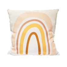 Load image into Gallery viewer, Personalized Rainbow Name Pillow, Nursery Decor, Kids Room Decor, Rainbow Decor, Pillow Cover + Insert 16x16