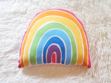 Load image into Gallery viewer, Rainbow Pillow, Nursery Pillow, Rainbow Baby, Boho Rainbow Nursery Decor, Baby Room Decor,