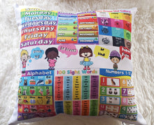 Load image into Gallery viewer, RB & Co Learning Pillow Kindergarten Grade 1 Sight Words