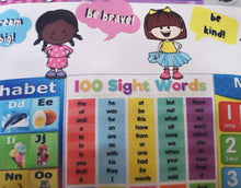 Load image into Gallery viewer, RB & Co Learning Pillow Kindergarten Grade 1 Sight Words