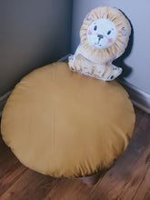 Load image into Gallery viewer, Lion Nursery Pillow, Nursery Decor,  Neutral Baby Room Decor,  Jungle Animal Decor