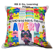 Load image into Gallery viewer, RB & Co Learning Pillow Kindergarten Grade 1 Sight Words