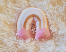 Load image into Gallery viewer, Soft Rainbow Baby Rattle Toy, Plush Baby Toy Rattle, Baby Gift