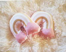 Load image into Gallery viewer, Soft Rainbow Baby Rattle Toy, Plush Baby Toy Rattle, Baby Gift