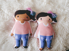 Load image into Gallery viewer, Plush Soft Doll, Fabric Doll, Pillow Toy Doll, Toddler Doll
