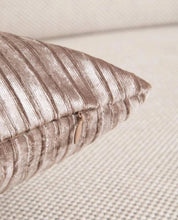 Load image into Gallery viewer, RB & Co. Blush Stripe Textured Decorative Accent Pillow 18x18