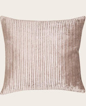 Load image into Gallery viewer, RB & Co. Blush Stripe Textured Decorative Accent Pillow 18x18