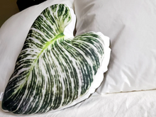Load image into Gallery viewer, Philodendron Leaf Shaped Pillow, Leaf Decor, Plant Pillow, Plant Gift, Nature Lover Pillow Gift