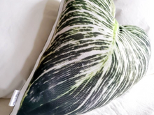 Load image into Gallery viewer, Philodendron Leaf Shaped Pillow, Leaf Decor, Plant Pillow, Plant Gift, Nature Lover Pillow Gift