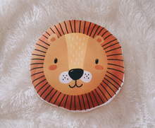 Load image into Gallery viewer, Lion Nursery Pillow, Jungle Nursery Decor, Animal Baby Room Decor, Lion Decor