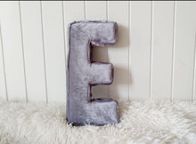 Load image into Gallery viewer, Letter Pillow, Fabric Letter For Nursery, Nursery Wall Decor, Alphabet Letter Decor, Nursery Monogram
