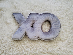 XO Decorative Pillow, Letter Pillow Decor, Unique Throw Pillow, Letter Cushion, Child Gift, Teen Gift,