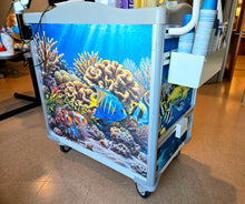 Load image into Gallery viewer, Aquarium Med Cart Wrap | Calming Therapy Decal for LTC &amp; Senior Memory Care