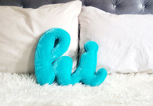 Hi Pillow, Alphabet Letter Decor, Letter Pillow, Cute Throw Pillow, Teen Room Decor, Dorm Decor, More Colors
