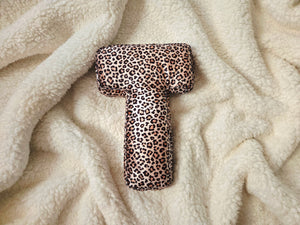 Leopard Fabric Letter Pillow, Leopard Wall Letter, Leopard Decor, Letter Decor, Monogram Pillow, Letter Cushion, Teen Gift, Kids Room Decor