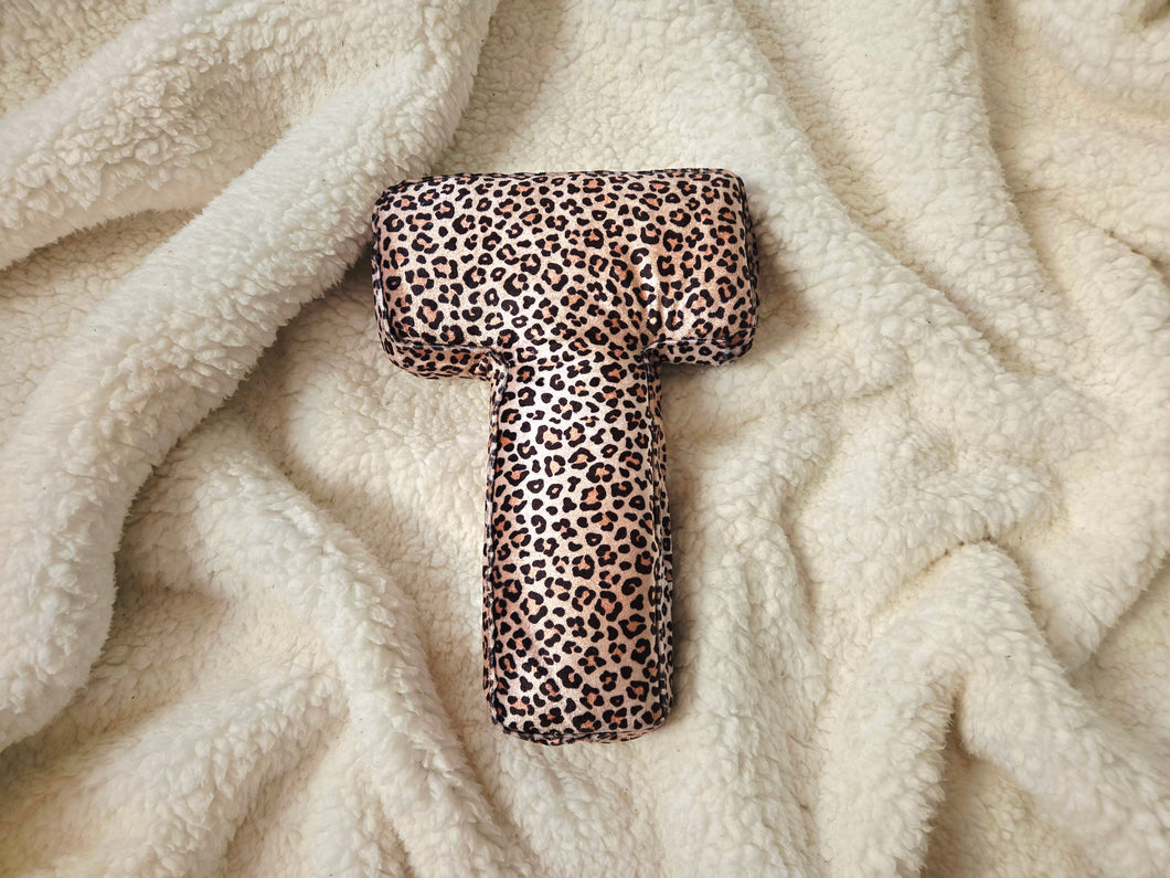 Leopard Fabric Letter Pillow, Leopard Wall Letter, Leopard Decor, Letter Decor, Monogram Pillow, Letter Cushion, Teen Gift, Kids Room Decor