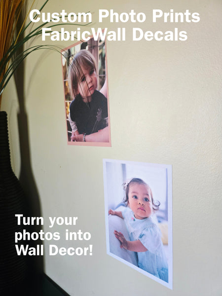 Custom Baby Photo Wall Decal, Personalized Kids Face Sticker, Nursery Keepsake Wall Art, Unique Baby Shower Gift
