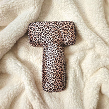 Load image into Gallery viewer, Leopard Fabric Letter Pillow, Leopard Wall Letter, Leopard Decor, Letter Decor, Monogram Pillow, Letter Cushion, Teen Gift, Kids Room Decor