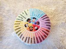 Load image into Gallery viewer, Kids Feelings Wheel Pillow, Feelings When For Kids, Wheel of Emotions for Children, Therapist Decor, Therapist Tool, Therapist Gift