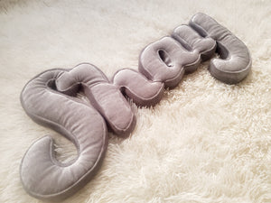 Fabric Name Sign, Fabric Letters For Wall, Plush Letters For Nursery Wall, Plush Fabric Name Sign For Wall