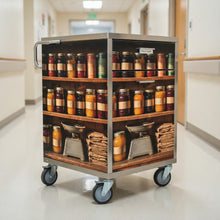 Load image into Gallery viewer, Custom Med Cart Wrap | Reminiscence Therapy Decal for LTC &amp; Senior Memory Care | Custom Sizes