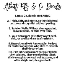 Load image into Gallery viewer, Personalized Family Photo Wall Decals Set of 9 – Custom Fabric Photo Collage Wall Art – Removable Photo Decals for Home, Nursery, Hallway