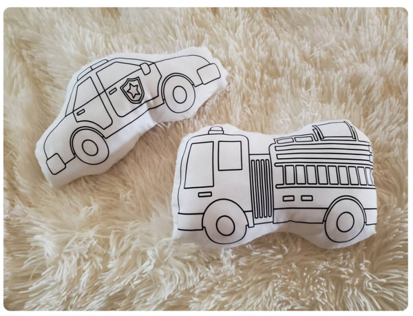 Plush Toy Coloring Set, Color Your Own Pillow Toy, Coloring Toy Set, Kids Activity, Party Activity, Kids Party Favor