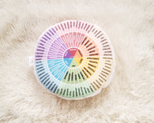 Load image into Gallery viewer, Feelings Wheel Pillow, Wheel of Emotions, Therapist Decor, Therapist Tool, Therapist Gift