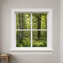 Load image into Gallery viewer, Faux Window Wall Decal | Scenic Nature Window View | Garden, Forest &amp; Lake Wall Décor
