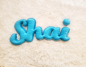 Custom Plush Name Sign, Letters For Wall, Plush Letters For Nursery Wall, Plush Fabric Name Sign For Wall