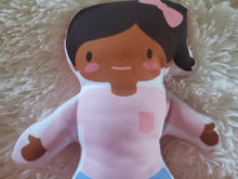 Load image into Gallery viewer, African American Plush Soft Doll, Fabric Doll, Pillow Toy Doll