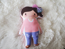 Load image into Gallery viewer, Plush Soft Doll, Fabric Doll, Pillow Toy Doll, Toddler Doll