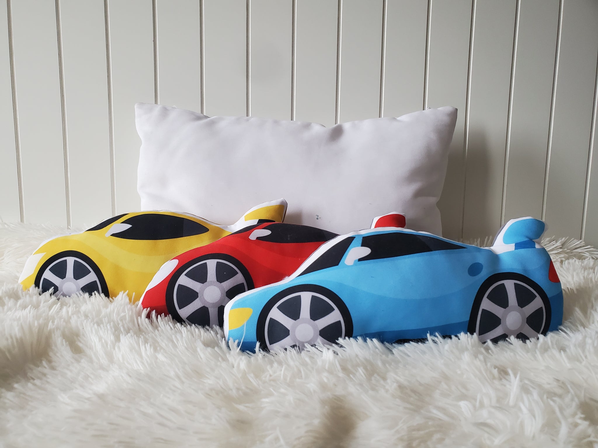 Kids Car Throw Pillow, Car Plush Toy, Car Room Decor – RB & Co