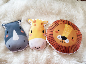 Hippo Nursery Pillow, Nursery Decor,  Animal Baby Room Decor,  Safari Decor